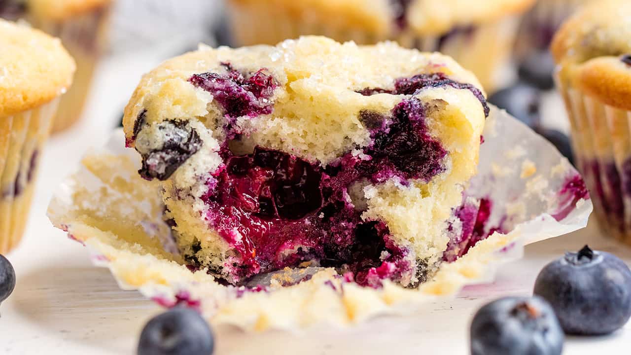 The Best Blueberry Muffins: Fluffy, Moist, & Bakery-Style